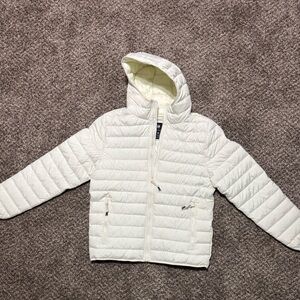 Aeropostale White Quilted Jacket
